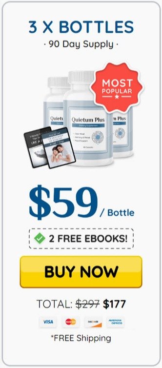 QuietumPlus.com - 3 Bottles